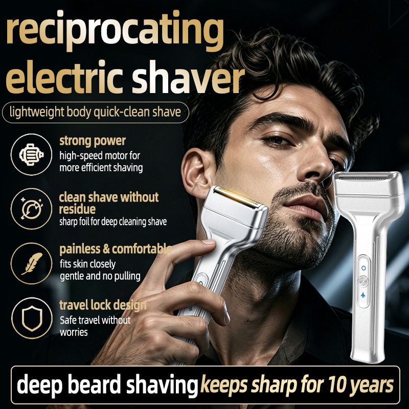 Electric Shaver Rotary - New Reciprocating Electric Shaver for Men,