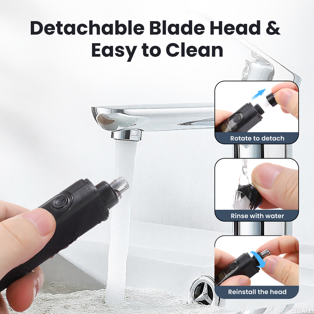 Electric Nose Hair Clipper Rec - Nose Trimmer recension och pris