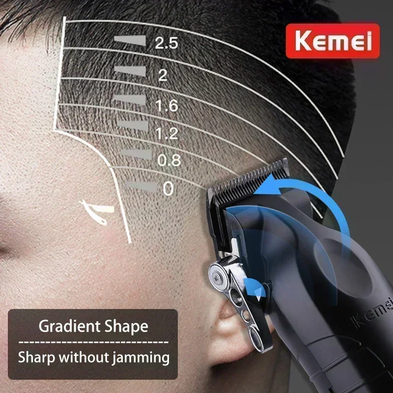 Kemei Hair Clipper Kit KM-2296 - Electric Shaver Rotary recension och pris