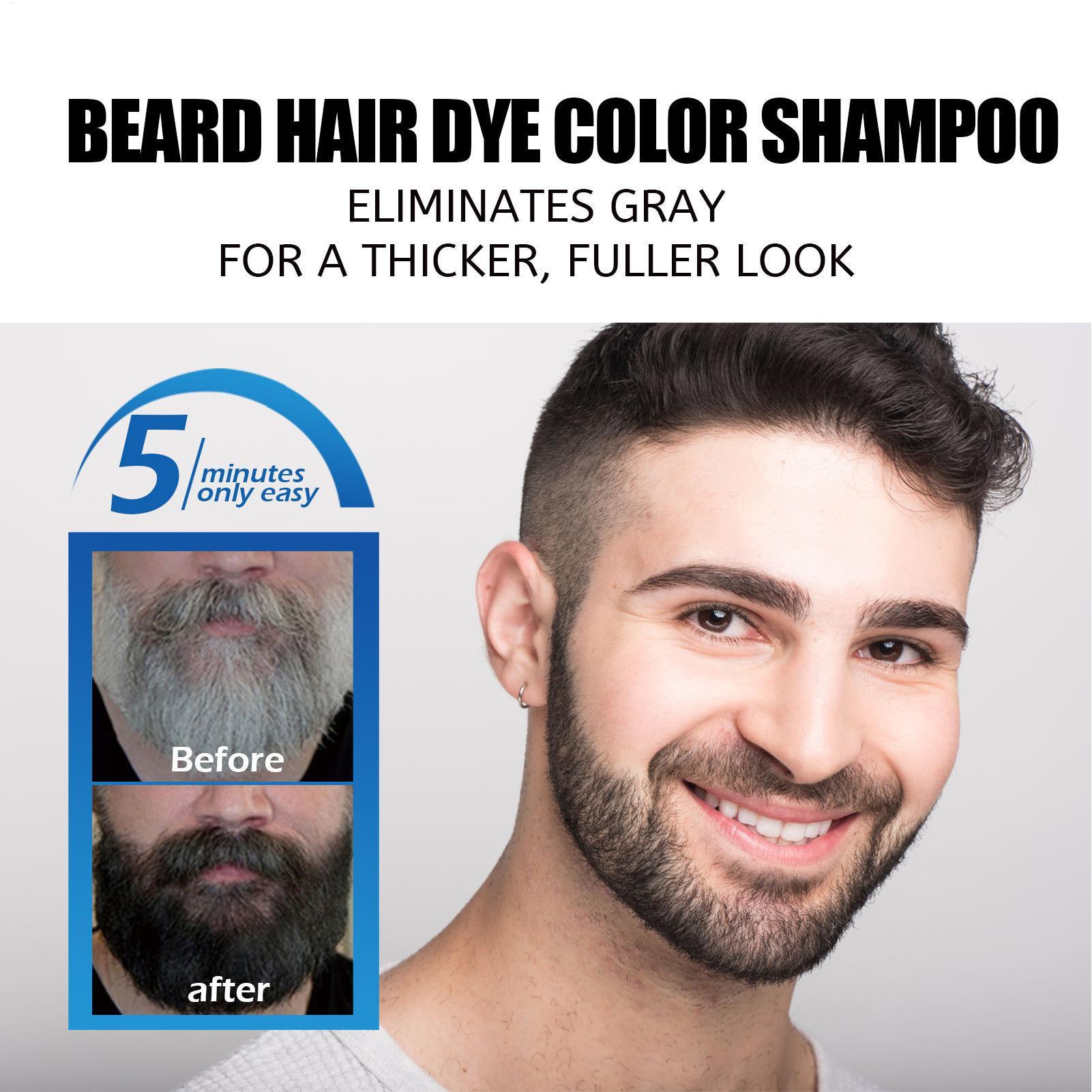 Mens Beard Dye 60ML Mustache D - Shaving Cream recension och pris