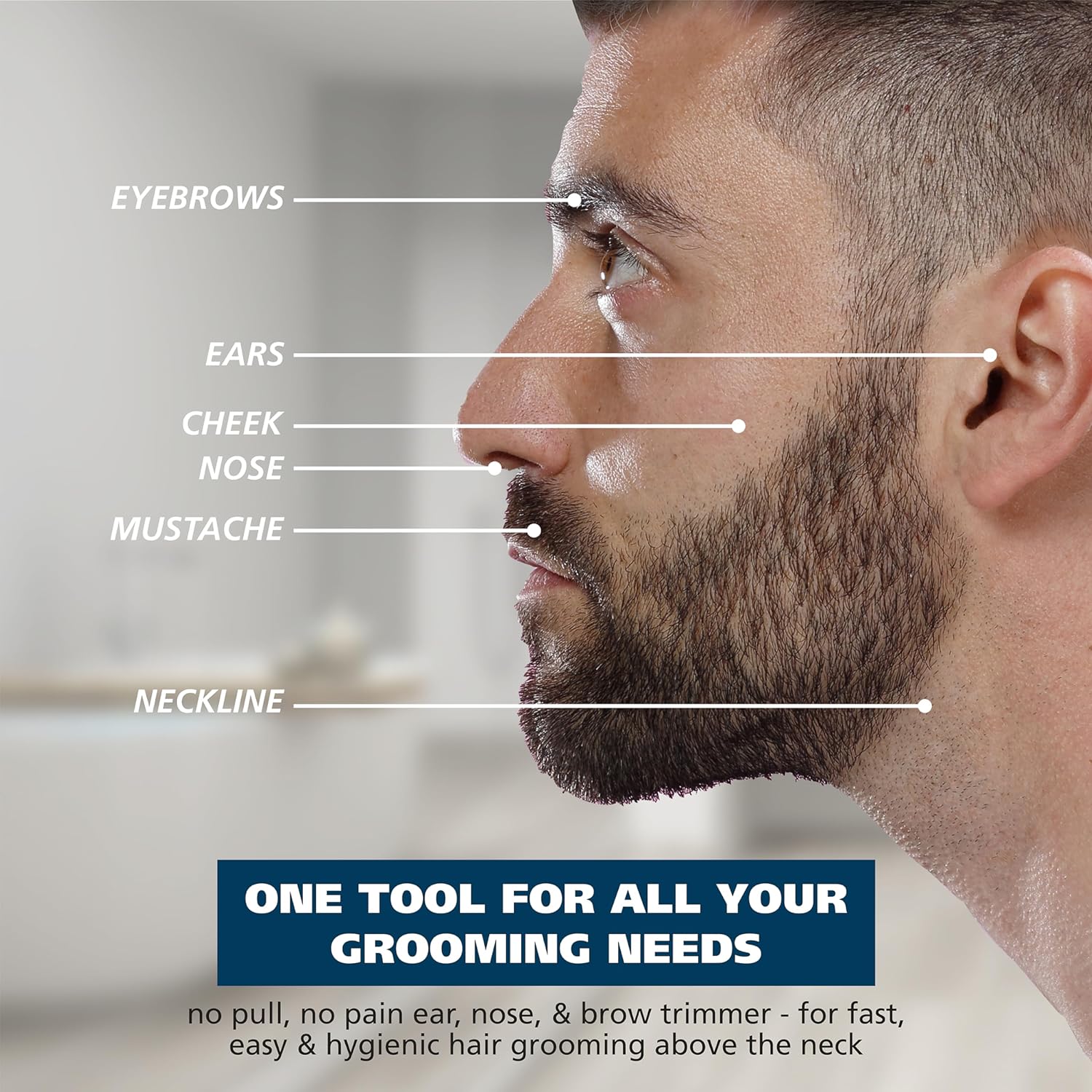 VGR Washable Nose Hair Trimmer - Nose Trimmer recension och pris