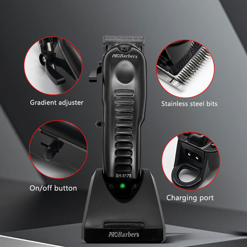 Professional Barber Clippers E - Electric Shaver Rotary recension och pris