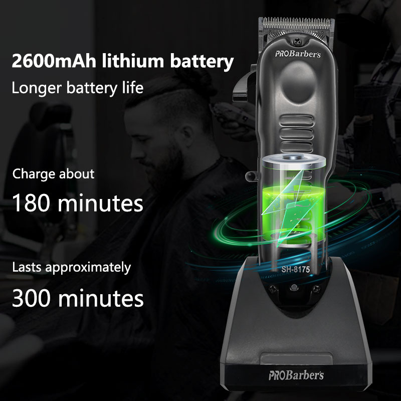Professional Barber Clippers E - Electric Shaver Rotary recension och pris