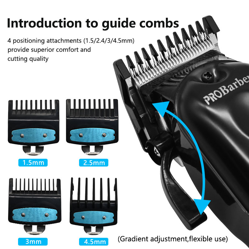 Professional Barber Clippers E - Electric Shaver Rotary recension och pris