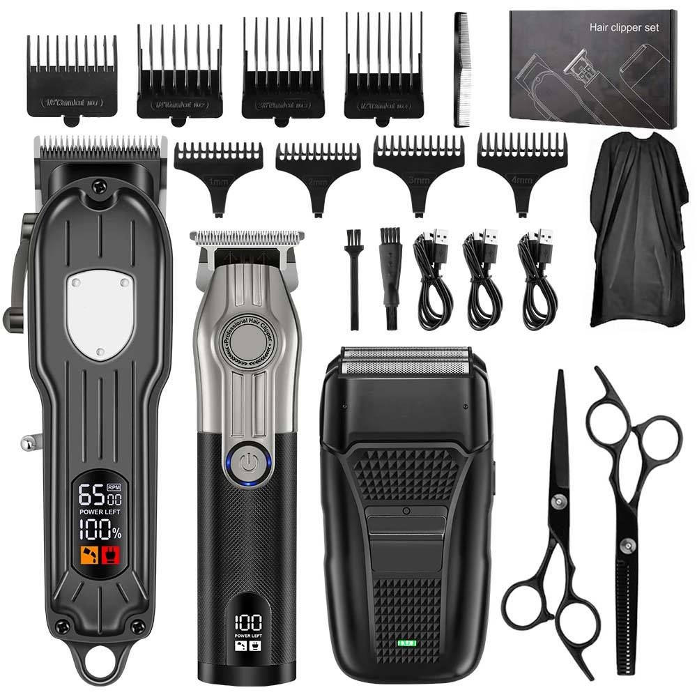 Professional Barber Hair Clipp - Electric Shaver Rotary recension och pris